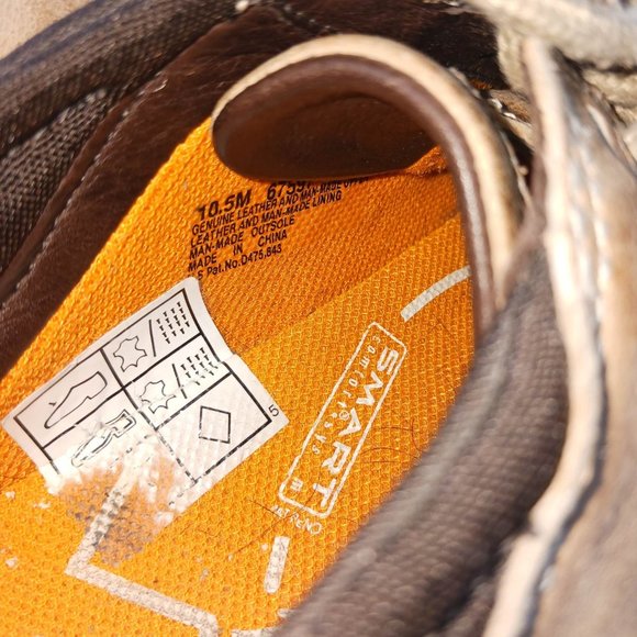 Timberland Men's  Size 10.5 Brown Genuine Leather Shoes - Picture 6 of 10